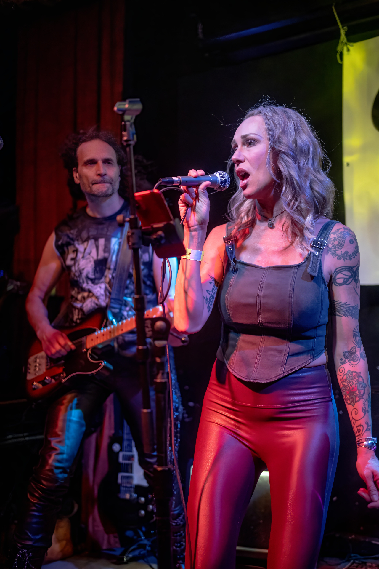 GEMS lead vocalist performing live in San Francisco